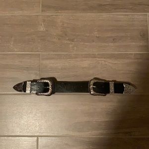 Thick Double Buckle Belt